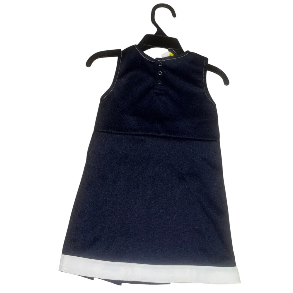 Michigan Wolverines Cheerleader Dress Kids Sleeveless Football Game Day 12 Month